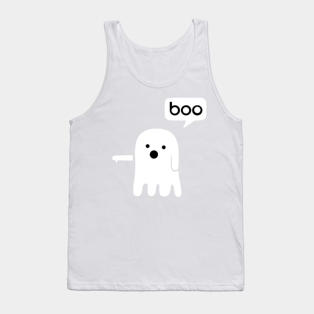 Boo Ghost Whistle - Booed by the ghost Tank Top by Quentin1984